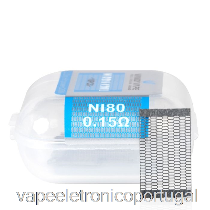 Bobinas De Folha De Malha Vape Eletronico Vandy Vape M (10 Folhas) Bobina M V2 Rda - 0,15ohm Ni80 (10 Unidades)